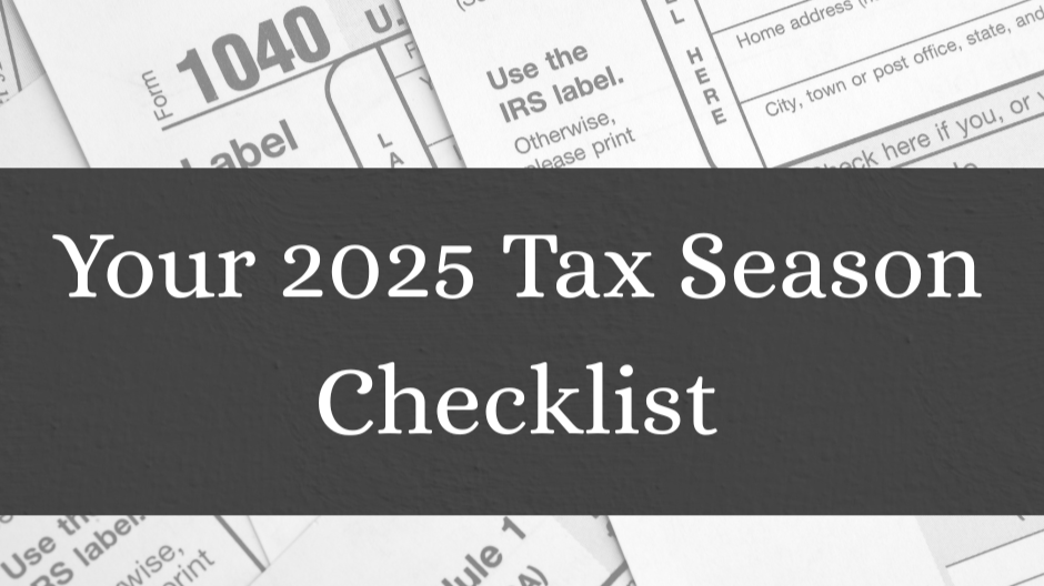2025 Tax Season Checklist